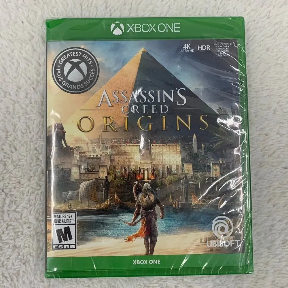 Assassin's Creed Origins Game Microsoft Xbox One Sealed Greatest Hits 4k Ultra